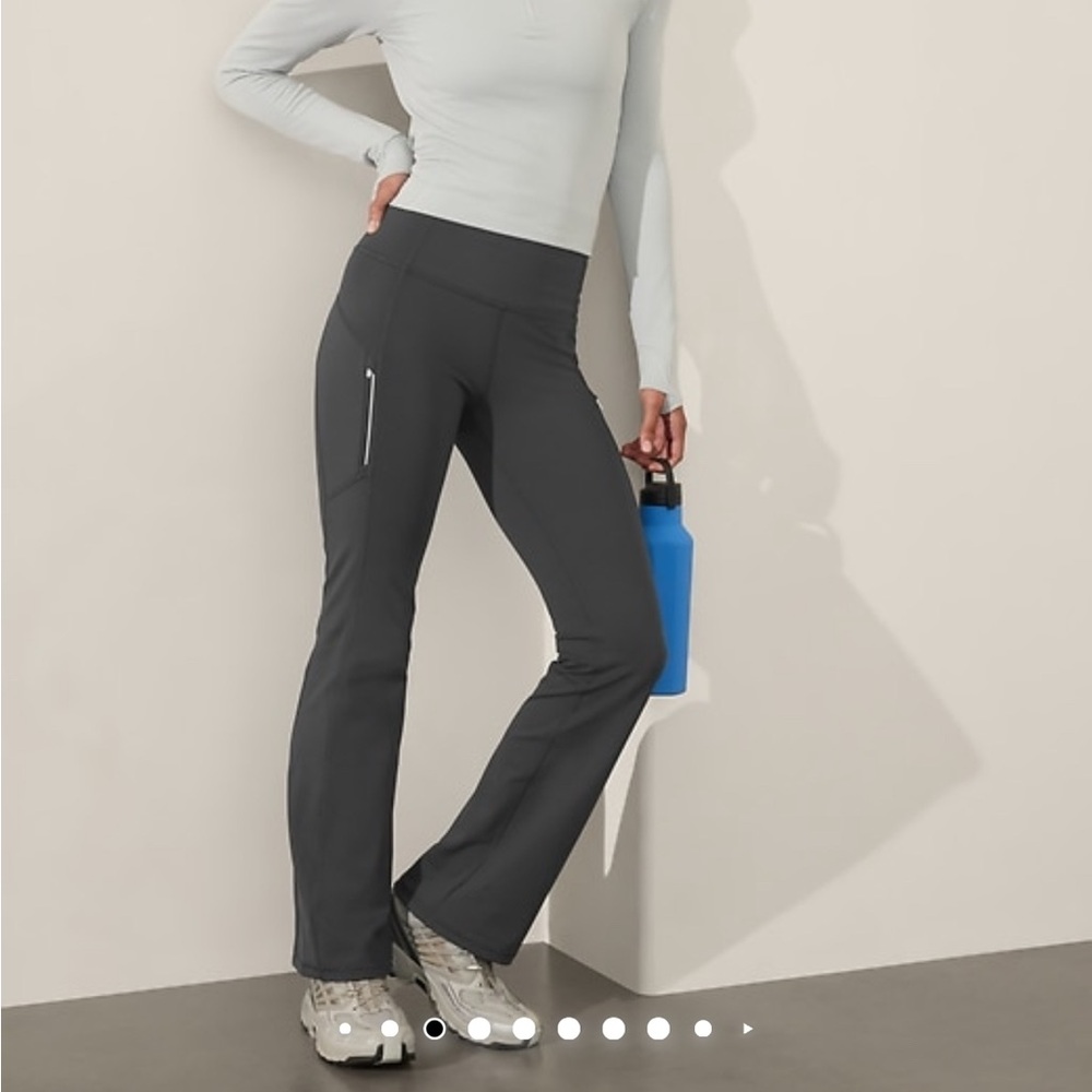 NWT Athleta Rainier bootcut pants dark gray MP